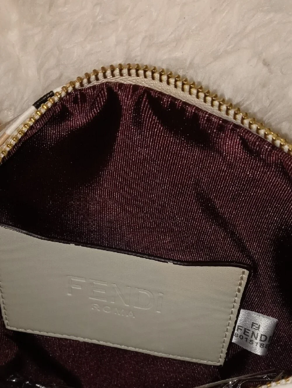 Fendi Multicolor FF Logo Speedy Satchel - White, Blue, Brown, Black